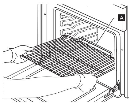 WHIRLPOOL OV B32 S - Introduction de grilles et autres accessoires à l'intérieur du four - 1