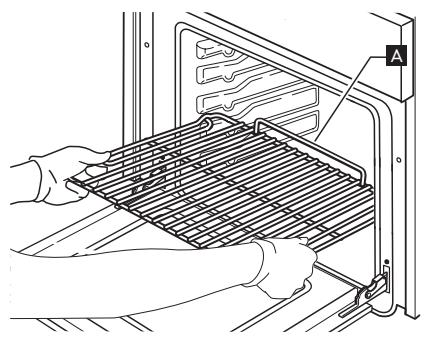 WHIRLPOOL OV B32 S - Inserting wire shelves and other accessories in the oven - 1