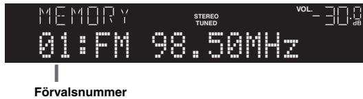 YAMAHA R-N500 - ■ Registrar en radiostation manuellt - 1