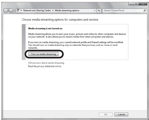 YAMAHA R-N500 - Hagablick en "Activar la transmisión por secuencias de multimedia". - 1
