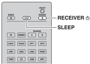 YAMAHA R-N500 - Utilizzo del timer di spegnimento - 1