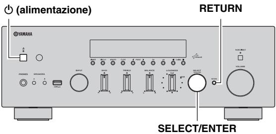 YAMAHA R-N500 - Configurazione delle impostazioni di sistema (menu ADVANCED SETUP) - 1