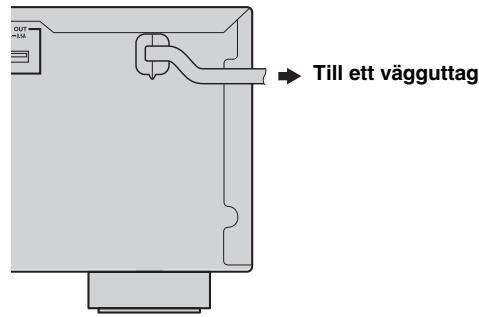 YAMAHA R-N500 - Ansluta nätkabeln - 1