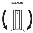 YAMAHA R-N500 - Einstellen des Reglers BALANCE - 2