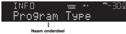 YAMAHA R-N500 - Druk op DISPLAY. - 1