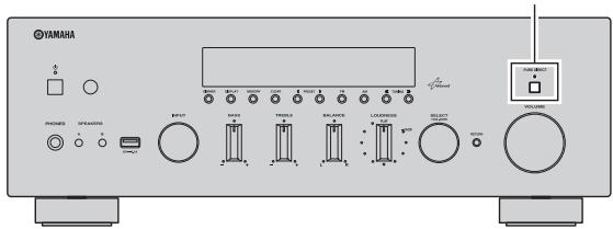 YAMAHA R-N500 - De PURE DIRECT-schakelaar gebruiken - 1