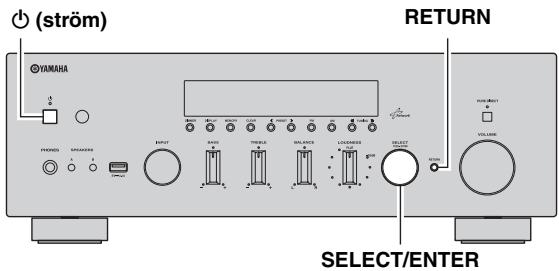 YAMAHA R-N500 - Konfigurera systeminställingarna (ADVANCED SETUP-menyn) - 1