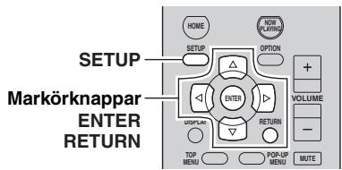 YAMAHA R-N500 - Konfigurera olika Funktioner (SETUP-menyn) - 1