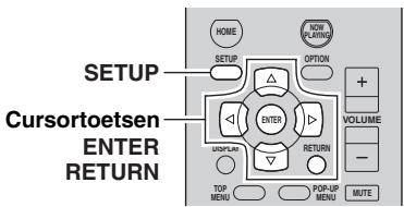 YAMAHA R-N500 - Verschillende functies configureren (menu SETUP) - 1
