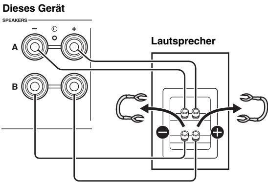 YAMAHA R-N500 - Einstellen der Laufsprecherimpedanz - 3