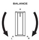 YAMAHA R-N500 - Ajuste del control BALANCE - 2