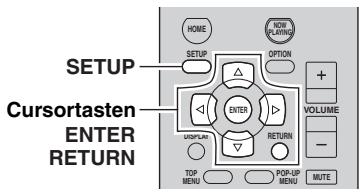 YAMAHA R-N500 - Konfigurieren verschiedener Funktionen (SETUP-MENU) - 1