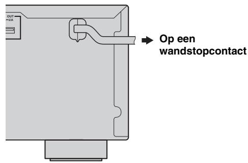 YAMAHA R-N500 - Het netsnoer aansluten - 1