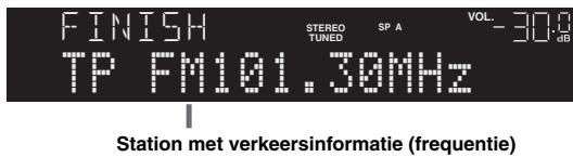 YAMAHA R-N500 - Gebruik de cursortoetsen om "TrafficProgram" te selecteren en druk op ENTER. - 1