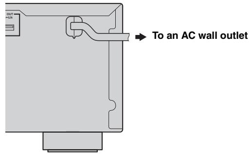 YAMAHA R-N500 - Connecting power cable - 1