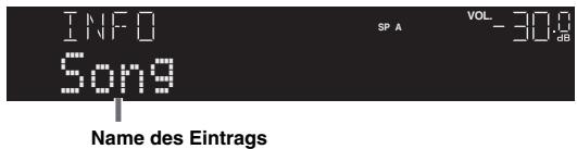 YAMAHA R-N500 - Drucken Sie DISPLAY. - 1