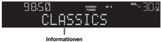 YAMAHA R-N500 - Drucken Sie DISPLAY. - 2