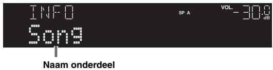 YAMAHA R-N500 - Druk op DISPLAY. - 1