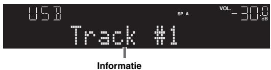 YAMAHA R-N500 - Druk op DISPLAY. - 2