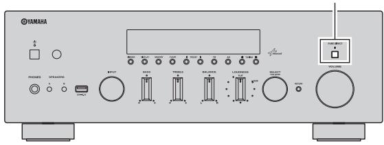 YAMAHA R-N500 - Uso del interruptor PURE DIRECT - 1