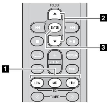 YAMAHA TSX-B235 - AJUSTE DEL TONO (solo con el mando a distancia) - 1