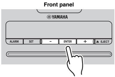 YAMAHA TSX-B235 - ADJUSTING THE CLOCK - 2