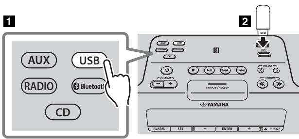 YAMAHA TSX-B235 - Escuchar un disposativo USB - 1