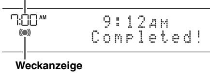 YAMAHA TSX-B235 - Einstellen der Weckzeit und des Wecktyps - 7