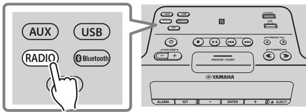 YAMAHA TSX-B235 - Vorbereitung für den DAB-Empfang - 1