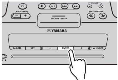 YAMAHA TSX-B235 - Setting the alarm time and alarm type - 6