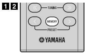 YAMAHA TSX-B235 - Performing the initial scan again (remote control only) - 1