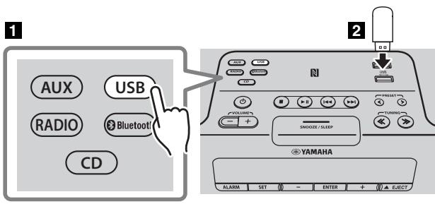 YAMAHA TSX-B235 - Ascolto di un dispositivo USB - 1