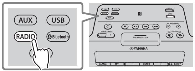 YAMAHA TSX-B235 - Preparing for DAB reception - 1
