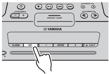 YAMAHA TSX-B235 - Réglage de l'alarme - 3