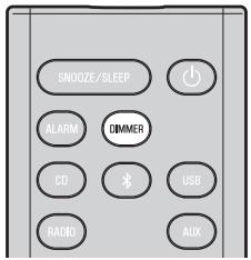 YAMAHA TSX-B235 - HELDERHEID DISPLAY VOORPANEL AFSTellen (alleen afstandsbediening) - 1