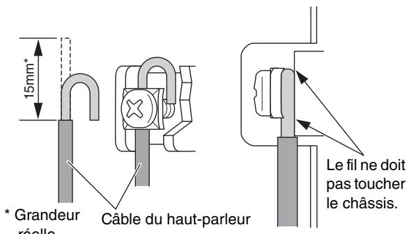 YAMAHA XMV8280/XMV8140/XMV8280-D/XMV8140-D - - Si vous utilisez un conducteur nu - 1