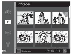 NIKON COOLPIX S7000 - Utilisez les touches du sélecteur multidirectionnel pour sélectionner une image. - 1