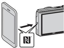 NIKON COOLPIX S7000 - Mise en contact d'un dispositif intelligent compatible NFC avec l'appareil photo pour une connexion wi-fi - 1