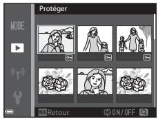 NIKON COOLPIX S7000 - Utilisation du pour sélectionner ou déselectionner. - 1