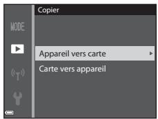 NIKON COOLPIX S7000 - Copier (copie entre la mémoire interne et la carte mémoire) - 1