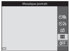 NIKON COOLPIX S7000 - Appuyez sur la touche du sélecteur multidirectionnel pour sélectionner mosaïque portrait, et appuyez sur OK. - 2