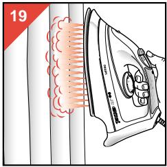 PHILIPS HI830 - Getto di vapore in posizione verticale - 1