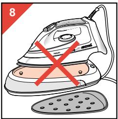 PHILIPS HI830 - Gebruik van rubbermat (N) en hangklem (O) - 2