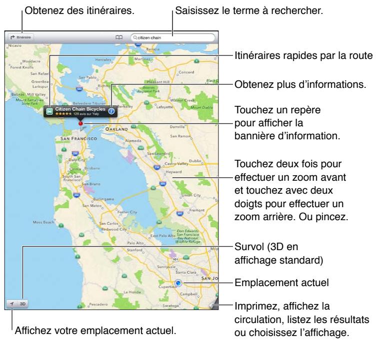 APPLE IPAD MINI 3 - Recherche de lieux - 1