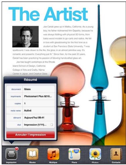 APPLE IPAD MINI 3 - Impression à l'aide d'AirPrint - 2