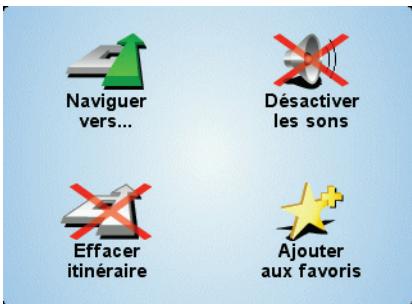 TOMTOM RIDER 42 - Menu de pilotage - 1