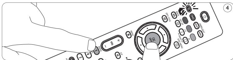 PHILIPS SRP5002 - Example of TV: - 2