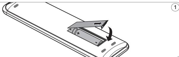 PHILIPS SRP5002 - Isaeling af batterier - 1