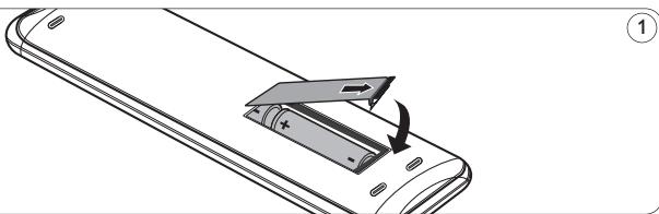 PHILIPS SRP5002 - Batterijenplaatsen - 1