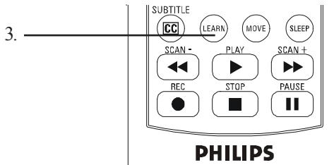 PHILIPS SRU3005 - Learning Commands - 3